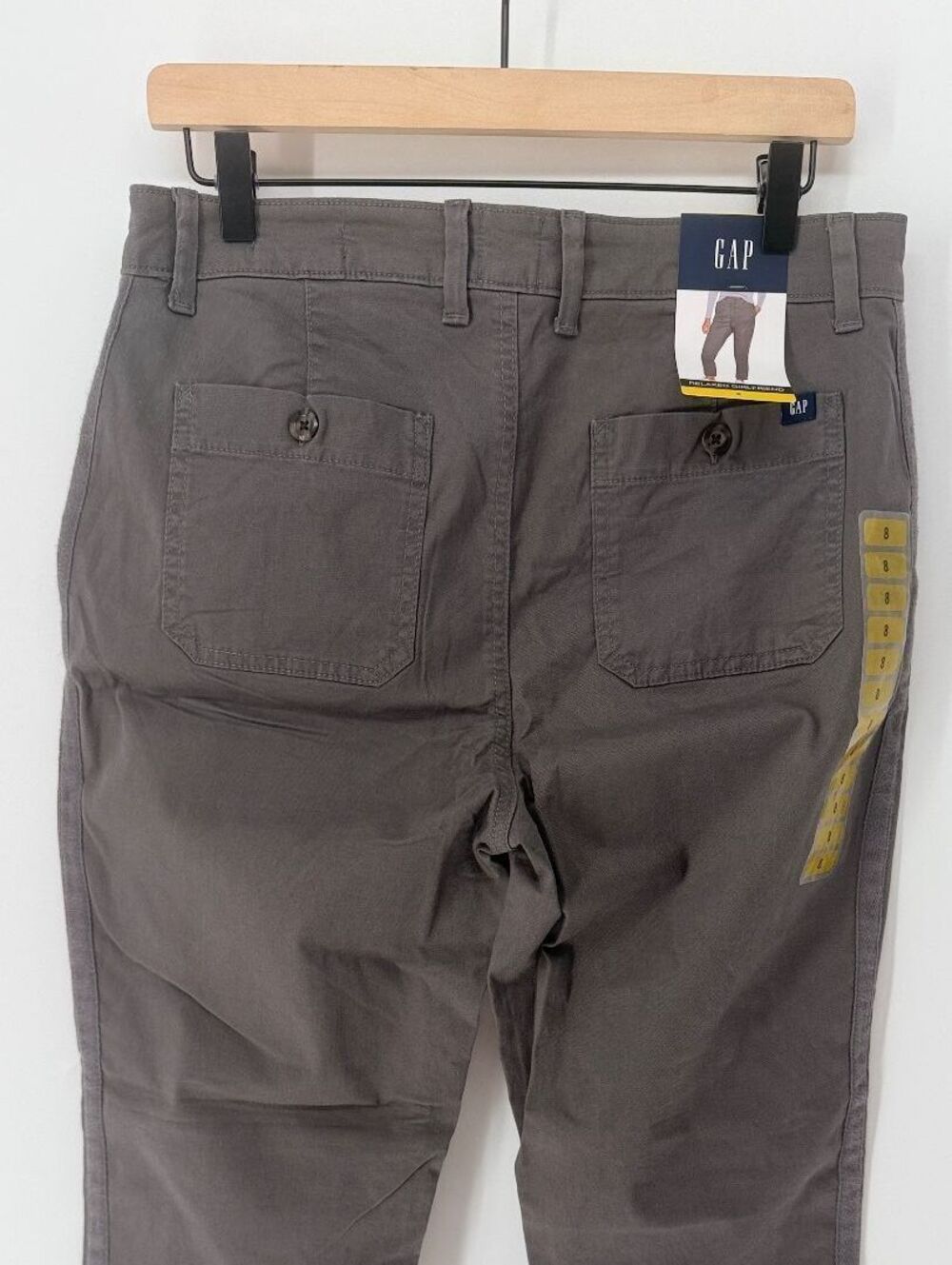 GAP Girlfriend Chino Pants | Women's Size 8 | NWT - Picture 4 of 5